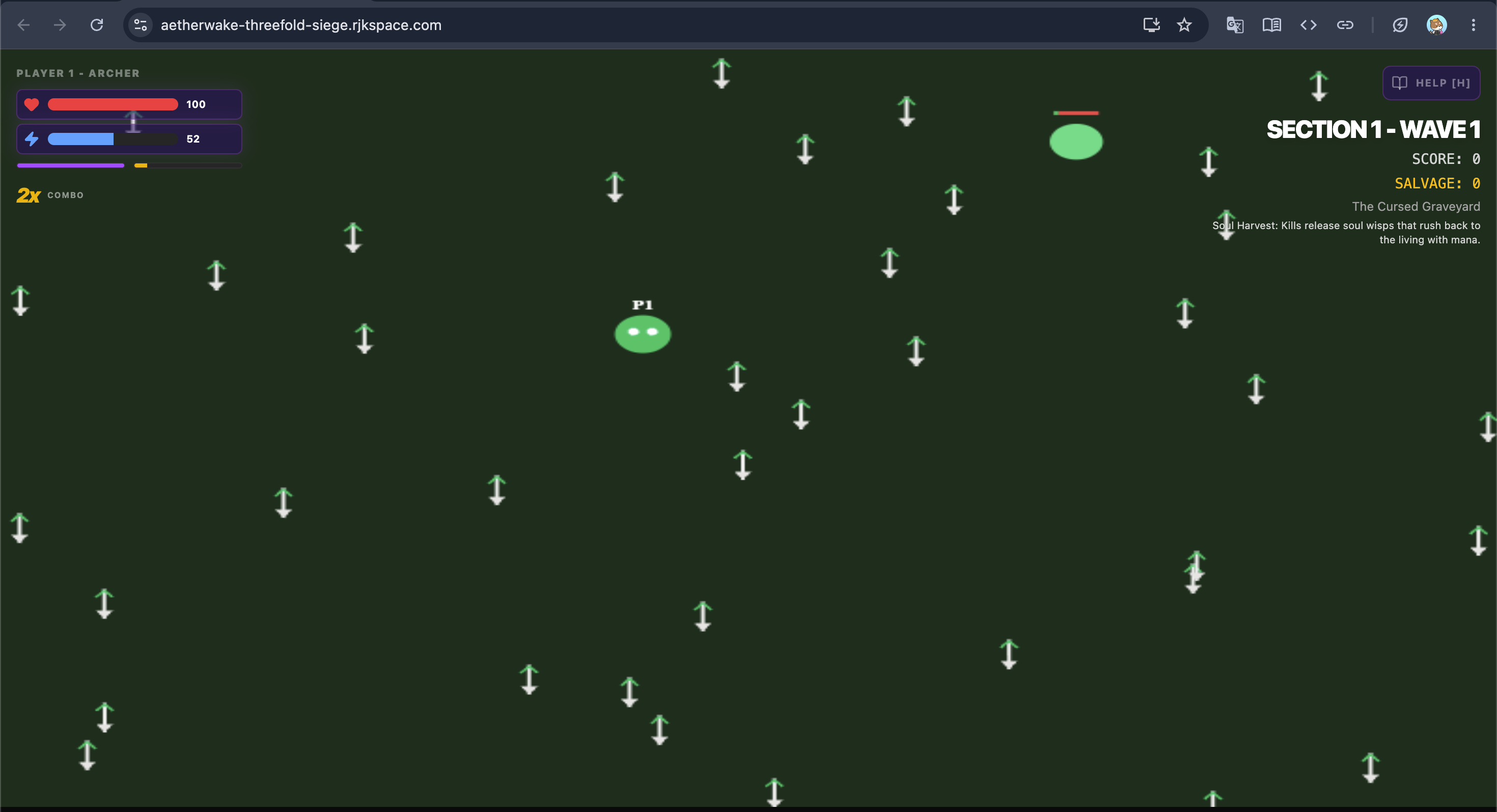 Screenshot 1 of Aetherwake: Threefold Siege gameplay