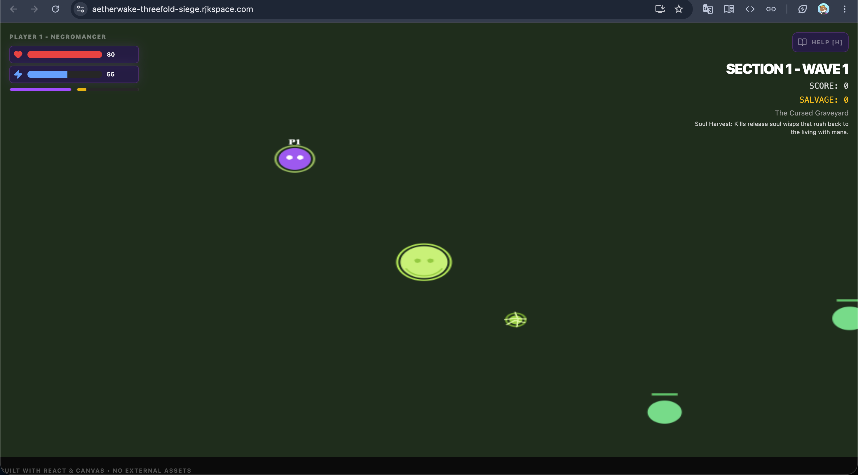 Screenshot 3 of Aetherwake: Threefold Siege gameplay